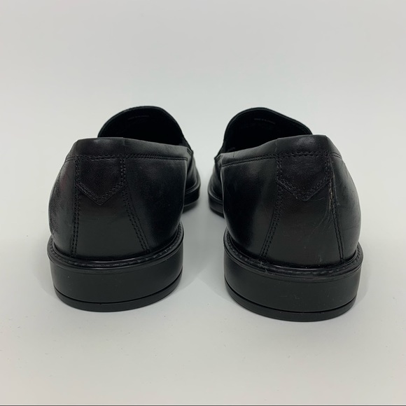 ECCO Vitrus Men’s Solid Black Slip On Rounded Almond Toe Loafers Size EU46 US 12 - Picture 4 of 15